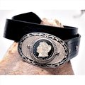 American Coin Treasures American Coin Treasures 1638 Black Enamel Morgan Silver Dollar Belt Buckle 1638